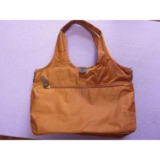 サック(SAC)のSAC オレンジ色BAG(ショルダーバッグ)