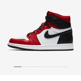 ナイキ(NIKE)のNIKE WMNS AIR JORDAN 1 HIGH OG SATIN RED(スニーカー)