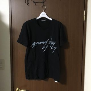 ヨウジヤマモト(Yohji Yamamoto)のグランドワイ ground Y 逆さロゴ Tシャツ ヨウジヤマモト(Tシャツ/カットソー(半袖/袖なし))