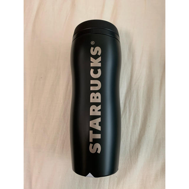 Starbucks Coffee(スターバックスコーヒー)のカーヴドステンレスボトルマットブラック FRGMT MYST インテリア/住まい/日用品のキッチン/食器(タンブラー)の商品写真