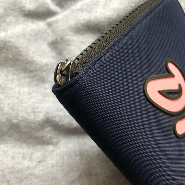DIOR KAWS コラボ ラウンドジップ ロングウォレット 長財布-
