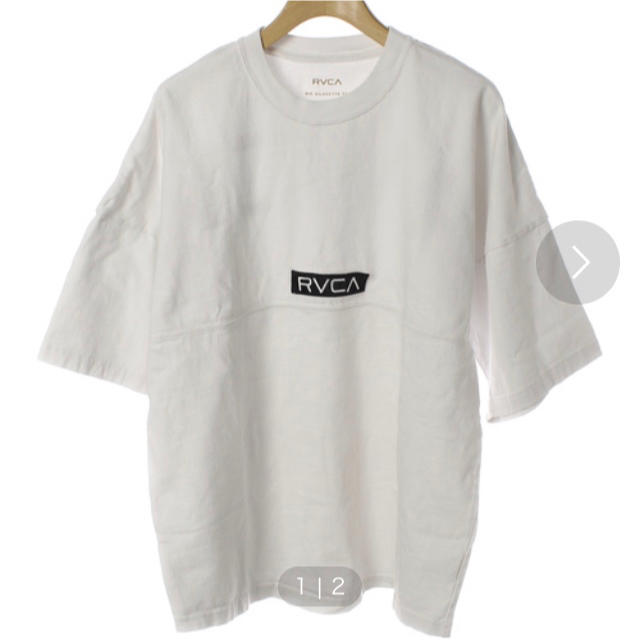 RVCA(ルーカ)のRVCA ルーカ　Tシャツ　S アーチロゴ　美品 メンズのトップス(Tシャツ/カットソー(半袖/袖なし))の商品写真