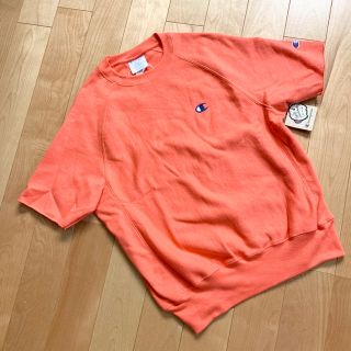 チャンピオン(Champion)の新品champion チャンピオン　スウェット　半袖　ピンク　ロゴ　無地(スウェット)