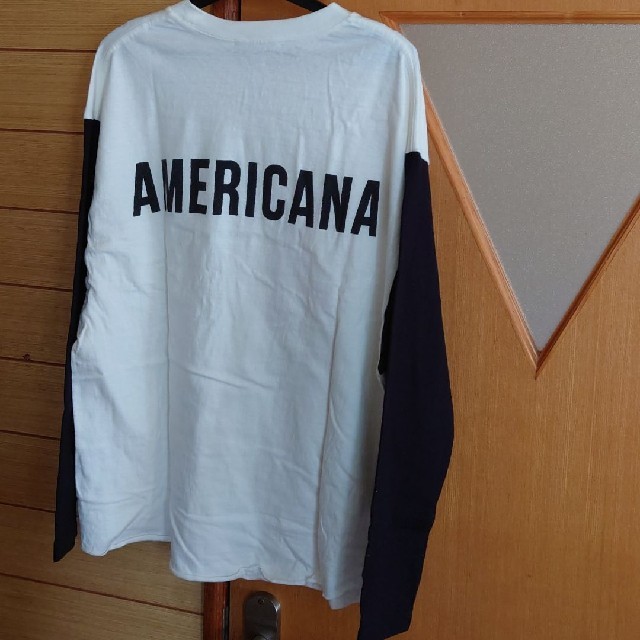 AMERICANA(アメリカーナ)のアメリカーナ:バックロゴロングＴシャツ レディースのトップス(カットソー(長袖/七分))の商品写真