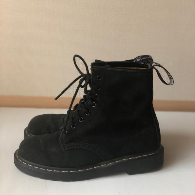 Dr.Martens(ドクターマーチン)のDr.Martens 1460 8EYE BOOT BLACK HI SUEDE レディースの靴/シューズ(ブーツ)の商品写真