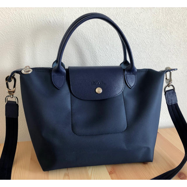 LONGCHAMP - ロンシャン ル・プリアージュ ネオ ネイビー S LONGCHAMP - ロンシャン ル・プリアージュ ネオ ネイビー S