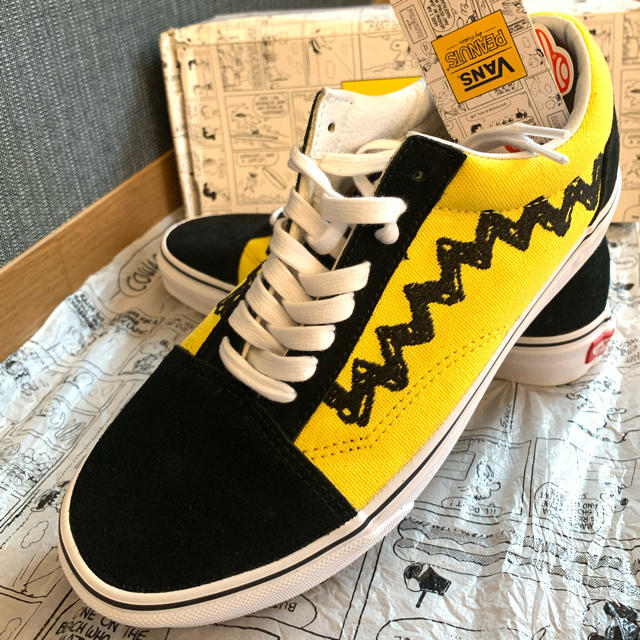 22.5cm ヴァンズ　VANS スヌーピー　オールドスクール　スニーカー　靴