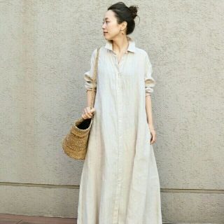 プラージュ(Plage)のララ様専用です◆  Plage Linen Flared ワンピース (ロングワンピース/マキシワンピース)