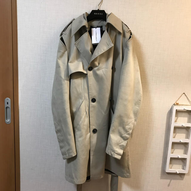 HYKE ハイク 22SS  221-17323 044 PERTEX TRENCH COAT パーテックス トレンチコート ブラック系 5