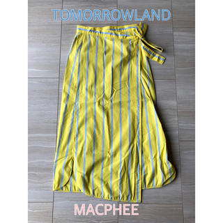 トゥモローランド(TOMORROWLAND)のMACPHEE 巻きスカート(ロングスカート)