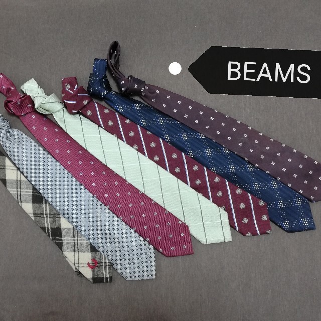 BEAMS(ビームス)のネクタイ6本セット　BEAMS等 メンズのファッション小物(ネクタイ)の商品写真