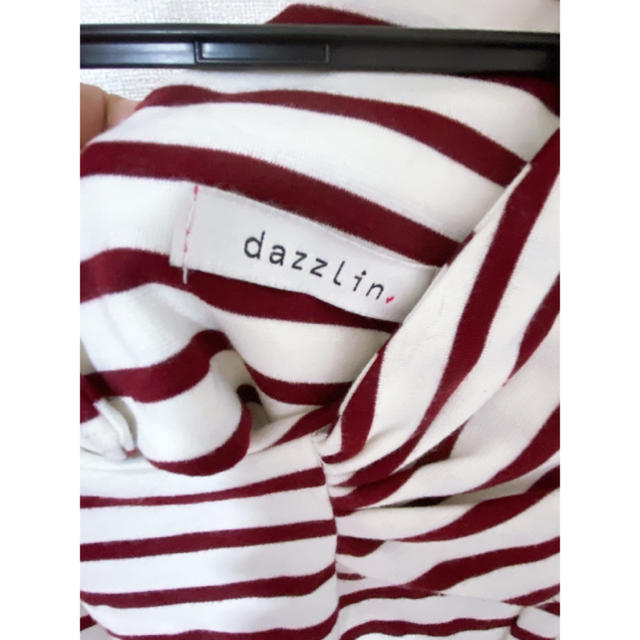 dazzlin(ダズリン)のdazzlin 赤チェック　カットソー トップス レディースのトップス(カットソー(半袖/袖なし))の商品写真