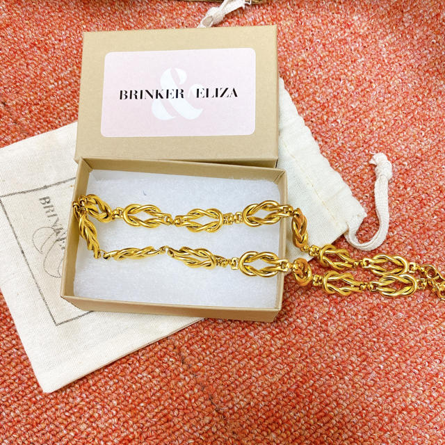 Brinker & Eliza Love Knot Necklace 1