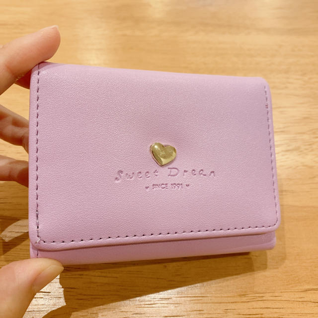 新品未使用◼︎がま口　ミニ財布　ピンク×紫 レディースのファッション小物(財布)の商品写真