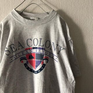 サンタモニカ(Santa Monica)のvintage used USA製 古着 プリントTシャツ(Tシャツ/カットソー(半袖/袖なし))