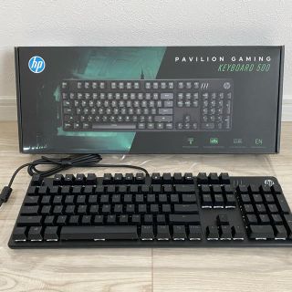 ヒューレットパッカード(HP)のゲーミングキーボード hp KEYBOARD 500(PC周辺機器)