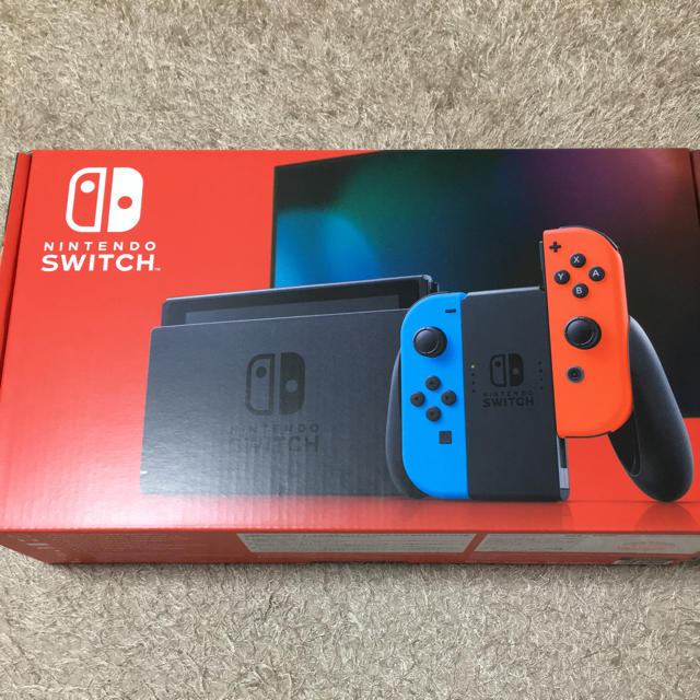 新品】Nintendo Switch新モデル 任天堂スイッチ本体 ネオンブルー