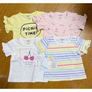 コストコ(コストコ)の【やっちー様専用】70~80 ★ PEKKLE ベビー Tシャツ 4枚 9M(Ｔシャツ)