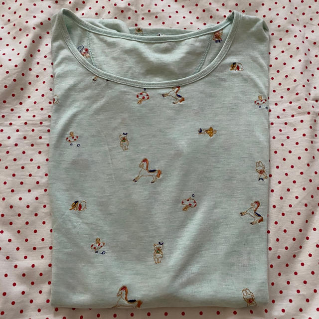 franche lippee(フランシュリッペ)のフランシュリッペ　長めのTシャツ レディースのトップス(Tシャツ(半袖/袖なし))の商品写真