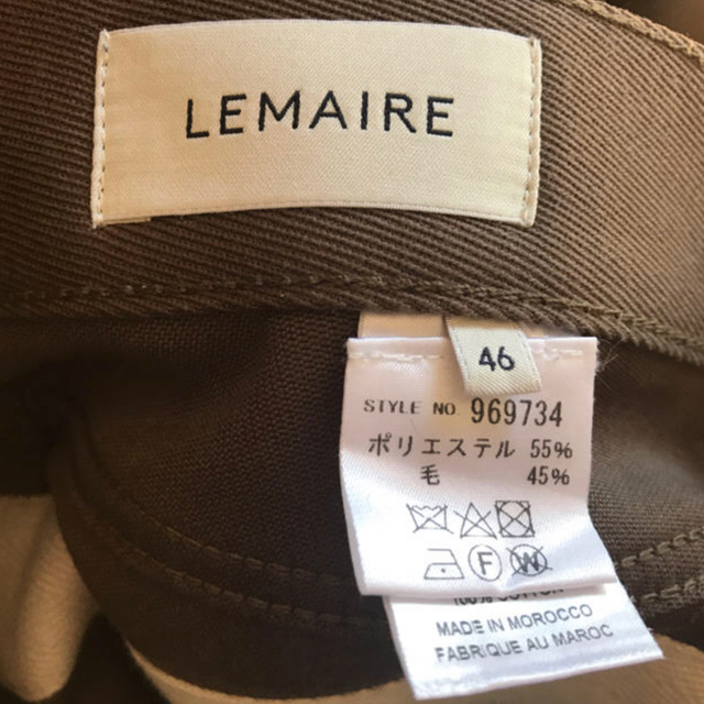 LEMAIRE(ルメール)のLEMAIRE 19AW SIZE 46 メンズのパンツ(スラックス)の商品写真