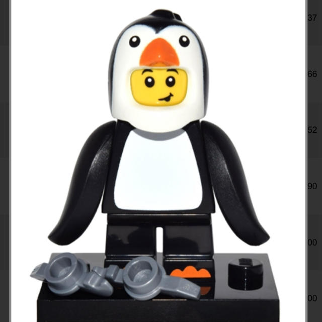 Lego(レゴ)のペンギン　レゴ  ミニフィグ  ペンギンボーイ キッズ/ベビー/マタニティのおもちゃ(積み木/ブロック)の商品写真