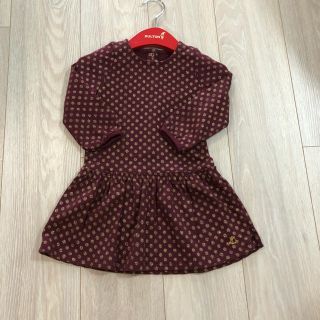 プチバトー(PETIT BATEAU)のもりさまお取り置き＊プチバトー＊ドット柄ワンピース(ワンピース)