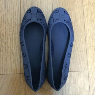 グッチ(Gucci)のGUCCI ラバーシューズ36(バレエシューズ)