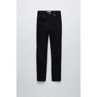 ザラ(ZARA)のzw premium’80s high-waist blackデニム(デニム/ジーンズ)