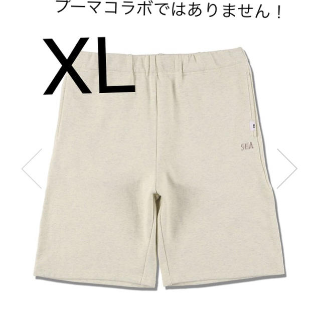 SEA(シー)のSEA SWEAT SHORTS﻿ / IVORY (20S2-PT-02) メンズのパンツ(ショートパンツ)の商品写真