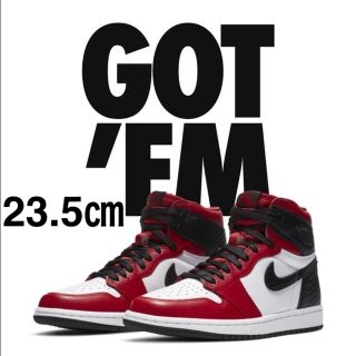 ナイキ(NIKE)の 23.5㎝ NIKE AIR JORDAN 1 SATIN ジョーダン(スニーカー)