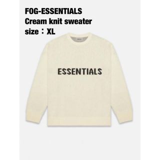 フィアオブゴッド(FEAR OF GOD)の【新品】2020新作 fog Essentials Knit Sweater(ニット/セーター)