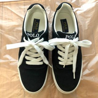 ポロラルフローレン(POLO RALPH LAUREN)のポロ ラルフローレン  キャンバススニーカー 23.5cm(スニーカー)