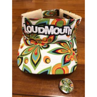 ラウドマウス(Loudmouth)の美品ラウドマウスバイザー&マーカー(その他)