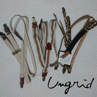 アングリッド(Ungrid)の◎とっちい様専用◎  【未使用】 ungrid サスペンダー(サスペンダー)