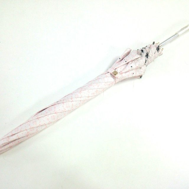 ANTEPRIMA(アンテプリマ)のアンテプリマ 日傘 ピンク×白 化学繊維 レディースのファッション小物(傘)の商品写真
