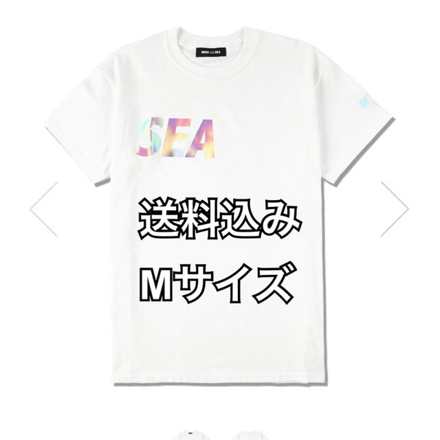 Wind and sea MIDDLE IRIDESCENT Tシャツ　白　M新木優子