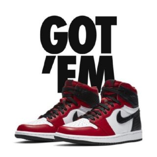 ナイキ(NIKE)のNIKE AIR JORDAN 1 Stain Red(スニーカー)