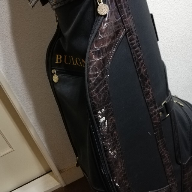 BVLGARI(ブルガリ)のホウジー様専用BVLGARI　キャディバッグとクラブセット　黒　クロコダイル スポーツ/アウトドアのゴルフ(バッグ)の商品写真