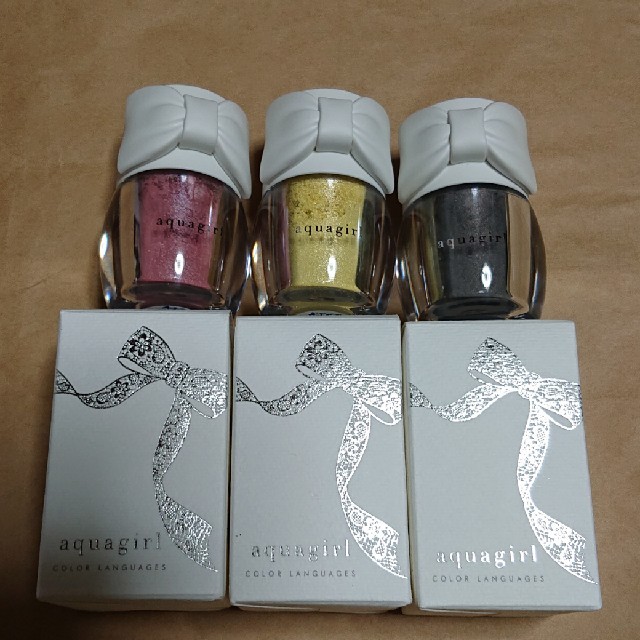 aquagirl cosmetics - 【新品】カラーランゲージ 3個 アクアガール ...