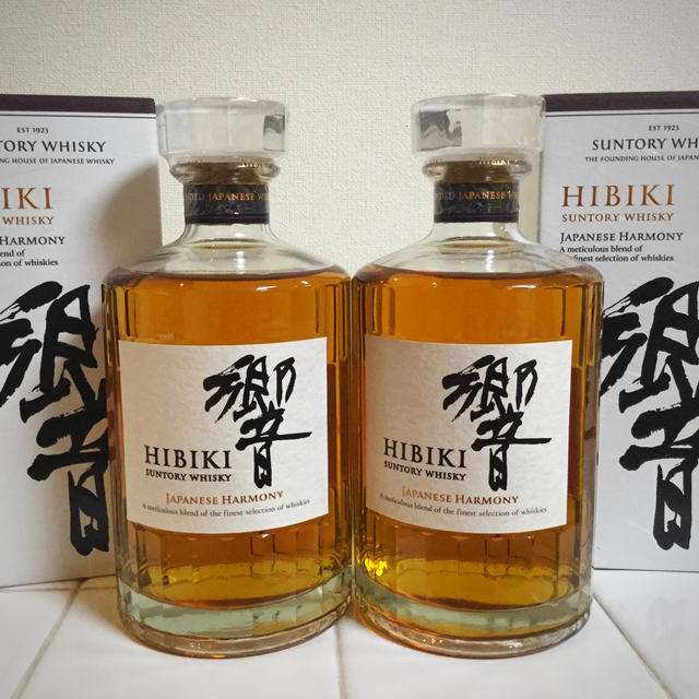 サントリー(サントリー)の◎箱付き◎ サントリー  響 Japanese Harmony  (2本セット) 食品/飲料/酒の酒(ウイスキー)の商品写真