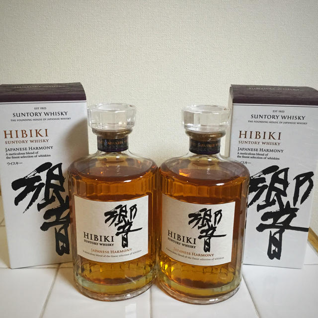 サントリー(サントリー)の◎箱付き◎ サントリー  響 Japanese Harmony  (2本セット) 食品/飲料/酒の酒(ウイスキー)の商品写真