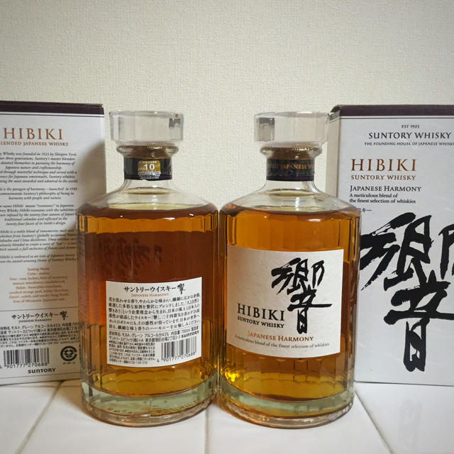 サントリー(サントリー)の◎箱付き◎ サントリー  響 Japanese Harmony  (2本セット) 食品/飲料/酒の酒(ウイスキー)の商品写真