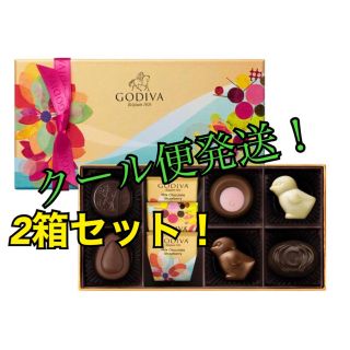 チョコレート(chocolate)のゴディバ アンシャンチュール アソートメント チック ＆ ゴールド 9p 2箱(菓子/デザート)