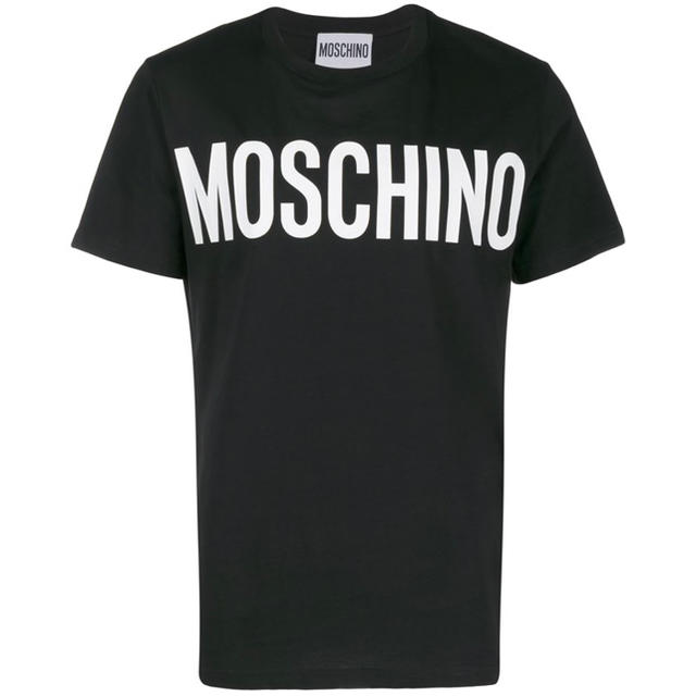 MOSCHINO(モスキーノ)のモスキーノ　メンズ　ロゴTシャツ　ブラック メンズのトップス(Tシャツ/カットソー(半袖/袖なし))の商品写真