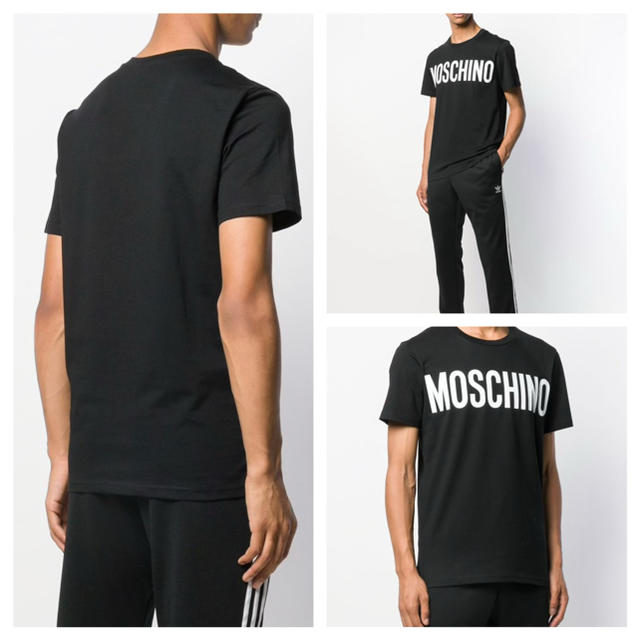 MOSCHINO(モスキーノ)のモスキーノ　メンズ　ロゴTシャツ　ブラック メンズのトップス(Tシャツ/カットソー(半袖/袖なし))の商品写真