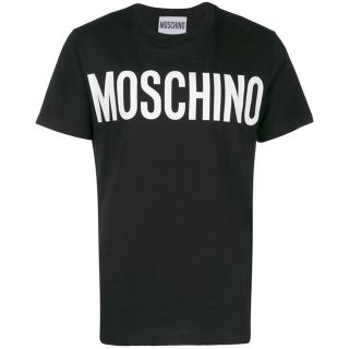 モスキーノ(MOSCHINO)のモスキーノ　メンズ　ロゴTシャツ　ブラック(Tシャツ/カットソー(半袖/袖なし))