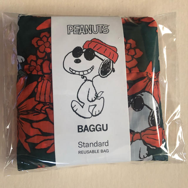 (新品)BAGGU スヌーピー SNOOPY エコバッグ レディースのバッグ(エコバッグ)の商品写真