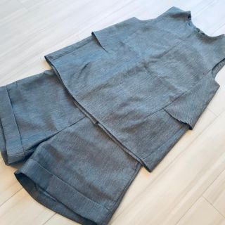 ユナイテッドアローズ(UNITED ARROWS)の美品☆ マルイ購入 夏から秋まで使える セットアップ ☆ 綺麗 女子会 シンプル(セット/コーデ)