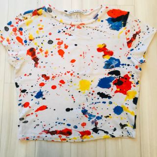 アリスアンドオリビア(Alice+Olivia)の未使用品 ☆ アリスオリビア 雑誌掲載 夏 秋 Tシャツ 個性 アート 美品(Tシャツ(半袖/袖なし))