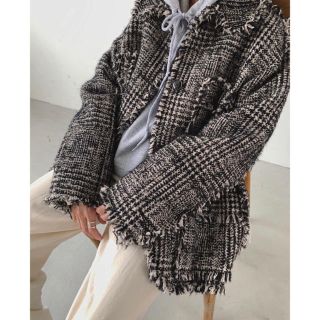 clane mix tweed blouson(ブルゾン)